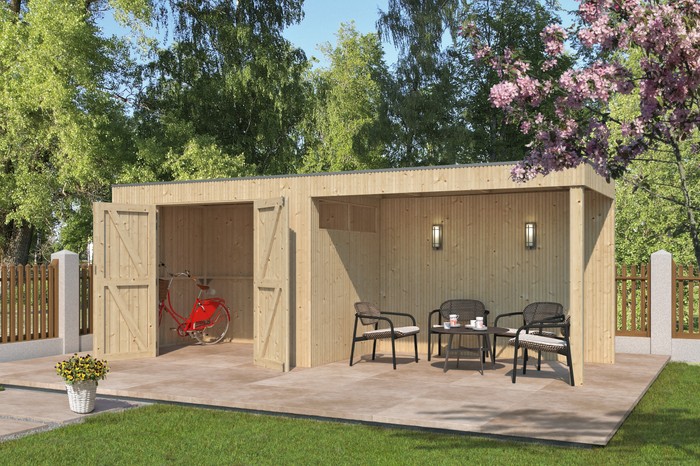 Woodlands tuinhuis Qube V3 600x198